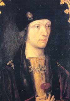 Contemporary portrait of Henry the Seventh